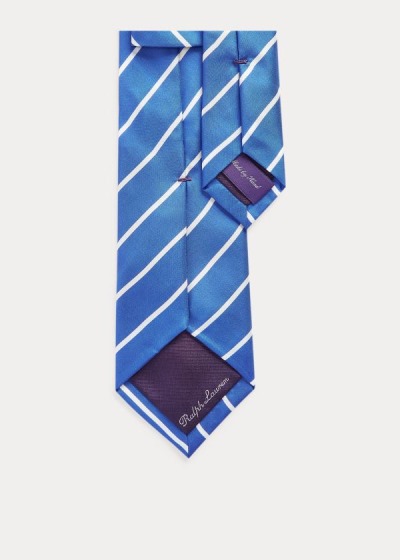 Men's Ralph Lauren Striped Silk Habutai Ties | 248705JZT